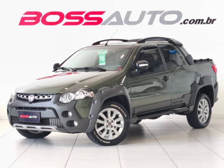 FIAT - STRADA - 2015/2016 - Verde - Sob Consulta