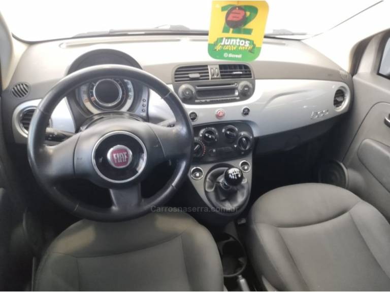 FIAT - 500 - 2011/2012 - Prata - R$ 41.900,00