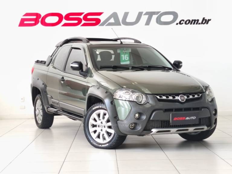 FIAT - STRADA - 2015/2016 - Verde - Sob Consulta