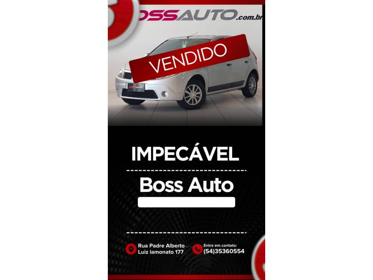 RENAULT - SANDERO - 2010/2011 - Prata - R$ 29.900,00